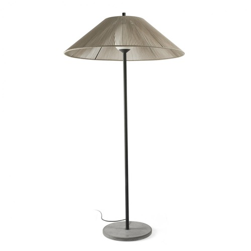 Sloupková - FARO 71569-10 SAIGON OUT C100 stojací lampa, šedá/béžová 2M - FARO - foto 1