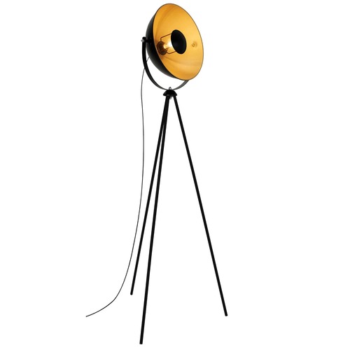 Stojací lampy - BRILO 1380-015 Stojací svítidlo 160cm 1x E27 60W černá - BRILO - foto 1