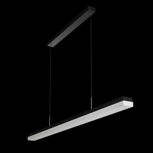 Podélná - OS MAT60568 MATAR LE3 závěsné plastové svítidlo černá / bílá IP40 4000 K 18W LED - OSMONT - foto 1