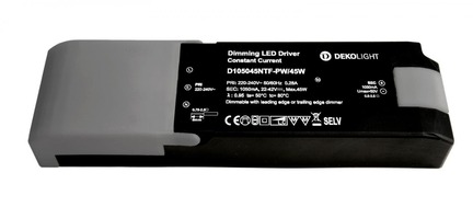 Stabilizovaný proud - IMPR 862258 Deko-Light napájení (CC, DC) stmívatelné, QUICK, CC, 1050mA, 25-40V, 42W, konstantní proud