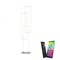 Stojací lampy - PN 595-55 Q-INIGO LED stojací svítidlo v barvě oceli s nastavitelnou barvou světla a funkcí stmívání Smart Home ZigBee 2700-5000K - PAUL NEUHAUS