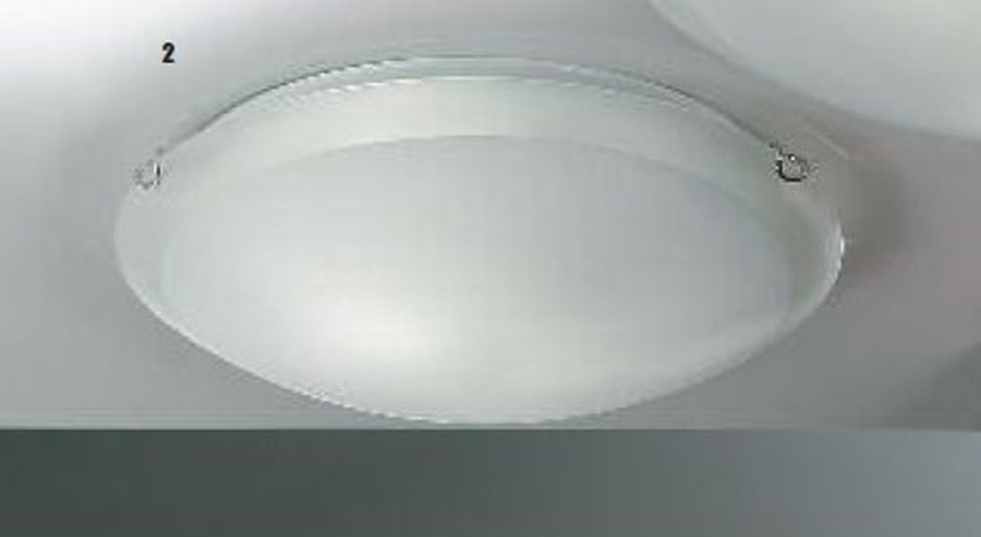 Kruhová - OR NU 9-348/40 Stropní svítidlo 2xE27 chrom, průměr 40cm - ORION - foto 1