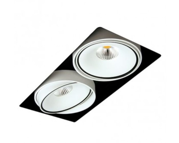 Bezrámečková - BPM 8214.02.D40.3K Zápustné svítidlo Gran Cube černá polomatná - BPM - foto 1