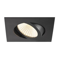 Hranatá - LA 1007430 NEW TRIA® 68 stropní vestavné svítidlo, 1800-3000K, 60°, IP 20, čtvercové, černá - BIG WHITE (SLV)