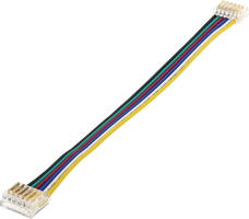 Spotřební materiál a příslušenství - 6Pin Clamp Press Duální konektor pro 12mm SMD Strip