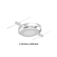 Svítidla - P 94415 LED lankový systém RoaMac spot 4,5W 3000K 12V matný chrom/chrom - PAULMANN