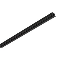 Lišty a příslušenství S-TRACK - LA 1006511 S-TRACK 3fázová montážní lišta vysokonapěťová lišta, 1 m, černá, DALI - BIG WHITE (SLV)