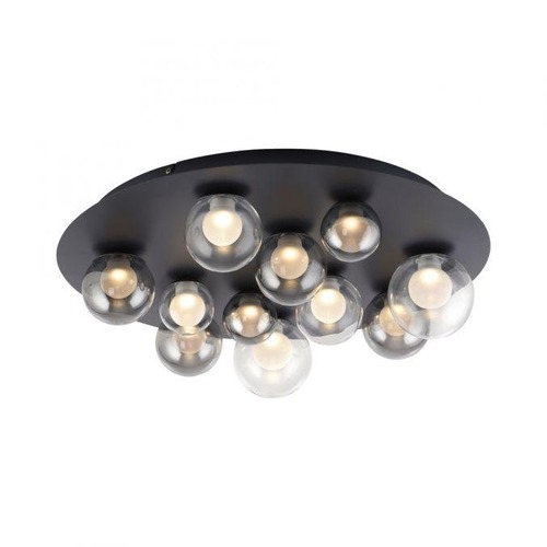 Dekorativní - PN 6588-15 LED stropní svítidlo PURE Popup, mystická šedá, stmívatelné, dálkový ovladač, paměťová funkce, 2200-5000K - PAUL NEUHAUS - foto 1