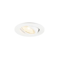 Koupelnová - LA 1009004 NEW TRIA® 45 DL, kulaté, vestavné stropní svítidlo, 3000 K, 24°, bílé - BIG WHITE (SLV)