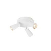 Bodová - LA 1008342 PURI 2.0 Dome nástěnné a stropní svítidlo, kulaté, 3 x max. 6W GU10, bílé - BIG WHITE (SLV)