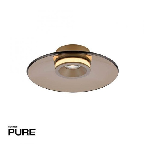 Kruhová - PN 6094-97 LED stropní svítidlo Pure Moon stmívatelné 2700K bronz / tmavý amber - PAUL NEUHAUS - foto 1