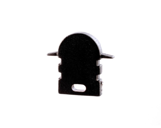 Krytky pro Al profily - IMPR 979692 Koncovka R-ET-02-05 sada 2 ks černá - LIGHT IMPRESSIONS - foto 1