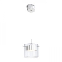 Subtilní - RED R11679 ESTRA I závěsná bílá čiré sklo 230V LED 5W 3000K - RED - DESIGN RENDL