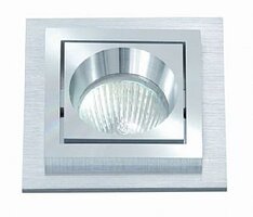 Hranatá - BPM 3070LED2.D40.3K Vestavné svítidlo Aluminio Plata, kartáč.hliník LED3x3W, 230V - BPM