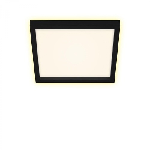 Hranatá - BRI 7362015 LED stropní svítidlo, 29,6 cm, 18 W, černá (starý kód: BRI 7362-015) - BRILONER - foto 1