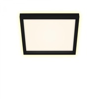 Hranatá - BRI 7362-015 LED stropní svítidlo, 29,6 cm, 18 W, černá - BRILONER