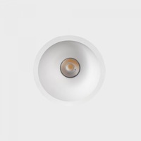 Kruhová - KHL K50800.02.RF.WH-WH.38.ST.8.30.PU NOON zapuštěné svítidlo s rámečkem bílá 7 W 3000K PUSH - KOHL-Lighting