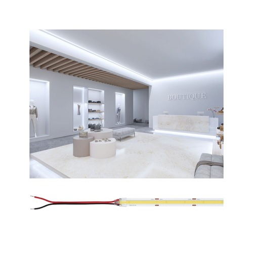Hlavní osvětlení - P 76032 Pro LED Strip Silver P150 COB 865 5m 65W 1400lm/m 528LEDs/m 6500K - PAULMANN - foto 1