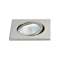Hranatá - FAN INC-POLARIS-Q3 Zápustné svítidlo LED Polaris, nikl/hliník, 3 W, 300 lm, 4000 K, 6,6 x 6,6 x 5,7 cm - FANEUROPE