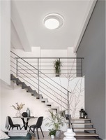 Kruhová - NV 9081207 Stropní svítidlo ODREY stropní svítidlo bílá ocel, akryl, hliník LED 30W eaglerise driver - NOVA LUCE