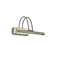 Nad obrazy/zrcadla - ILUX 121338 LED Nástěnné svítidlo Ideal Lux Bow AP36 brunito 121338 bronzové 26cm   - IDEALLUX