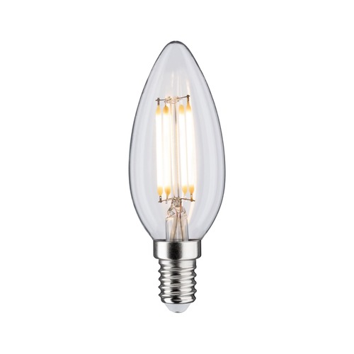 E14 - P 28611 LED svíčka 4,5W E14 čirá teplá bílá - PAULMANN - foto 1
