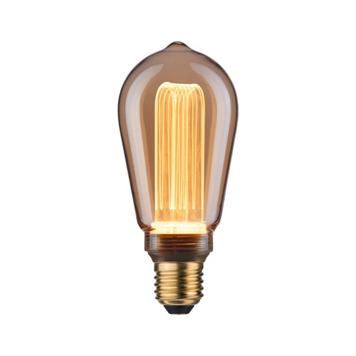 E27 - P 28879X VÝPRODEJ VZORKU - Inner Glow Edition LED žárovka Arc E27 230V 3,5W 1800K zlatá - PAULMANN - foto 1