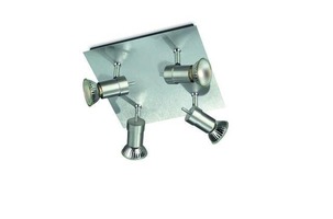 Bodová - PH 55084/48/PN TITAN SVÍTIDLO BODOVÉ 4xGU10 max. 50W 230V, hliník - PHILIPS (915000873502)