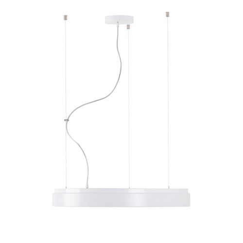 Kruhová - OS DEL66357 DELIA L4 závěsné plastové svítidlo bílá IP40 3000 K 65W LED - OSMONT - foto 1