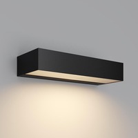 Nástěnná - M O428WL-L10GF3K Nástěnné svítidlo Lot 3000K 10W teplá bílá 350lm černý hliník IP65 - MAYTONI
