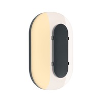 Nástěnná - P 94957 LED venkovní nástěnné svítidlo Elunor IP65 podlouhlé 122x212mm 2200 - 4000K 18,5W 230V antracit/bílá polykarbonát - PAULMANN