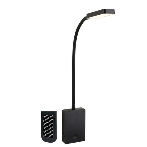 Bodová - BRI 2361015 Cielo lampa na čtení - 2W, 200lm, LED, nabíjecí, stmívatelné, dotykový vypínač, bezdrátové, černá - BRILONER - foto 1