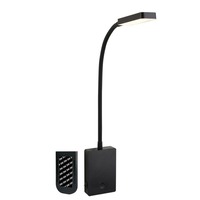 Bodová - BRI 2361015 Cielo lampa na čtení - 2W, 200lm, LED, nabíjecí, stmívatelné, dotykový vypínač, bezdrátové, černá - BRILONER