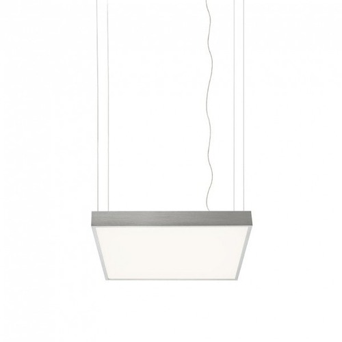 Hranatá - RED R13714 STRUCTURAL LED 55x55 závěsná česaný hliník 230V LED 48W 3000K - RED - DESIGN RENDL - foto 1