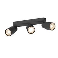 Bodová - LA 1008320 PURI 2.0 Tube nástěnné a stropní svítidlo, dlouhé provedení, 3 x max. 6W GU10, černé - BIG WHITE (SLV)