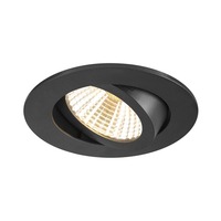 Kruhová - LA 1007424 NEW TRIA® 68 stropní vestavné svítidlo, 1800-3000K, 38°, IP 20, kulaté, černá - BIG WHITE (SLV)