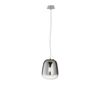 Kruhová - FAN I-SMOKE-S18 Závěsné svítidlo SMOKE chrom, 1xE27, 19,7 x 150 cm - FANEUROPE