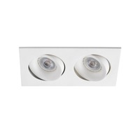 Hranatá - FARO 43403 ARGÓN RCT zapuštěné stropní svítidlo, bílá - FARO