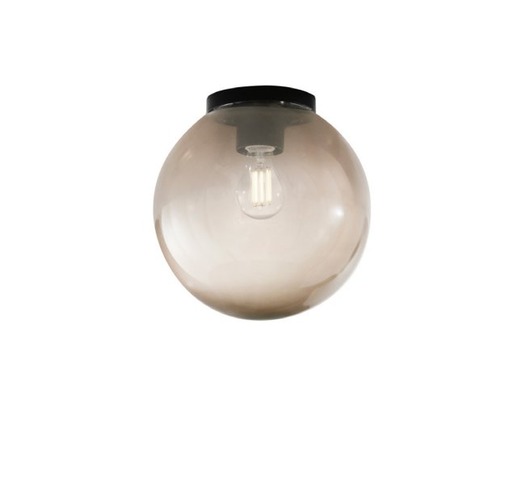 Sloupková - FAN I-POLLY-G25-GR Venkovní svítidlo Lumetto Polly, plast, šedá, 1 x E27, 26 x 25 cm, IP44 - FANEUROPE - foto 1