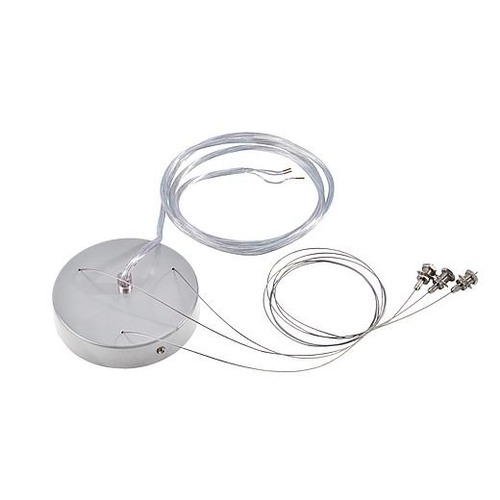 Kotvící prvky, držáky, závěsy - LA 133814 Závěsná sada pro MEDO PRO 60 stříbrnošedá - BIG WHITE (SLV) - foto 1