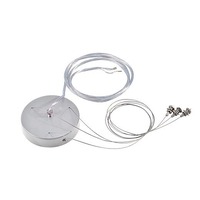 Kotvící prvky, držáky, závěsy - LA 133814 Závěsná sada pro MEDO PRO 60 stříbrnošedá - BIG WHITE (SLV)