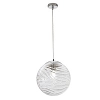 Koule - FAN I-NEREIDE-G-S1 TR Závěsné svítidlo NEREIDE, průhledné, 1 x E27, 33 x 33 x 162.5 cm - FANEUROPE