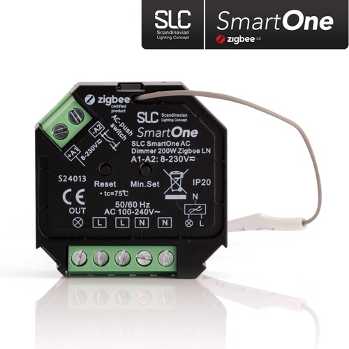 Stmívače - SLC S24013 SLC SmartOne AC Dimmer Mini 200W Zigbee LN - TLG - foto 1