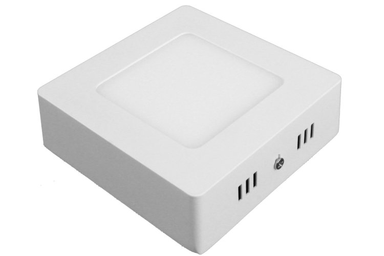 LED panely čtvercové - PS6 LED panel 6W přisazený čtverec - foto 1