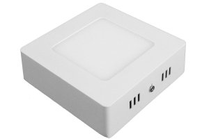 LED panely čtvercové - PS6 LED panel 6W přisazený čtverec
