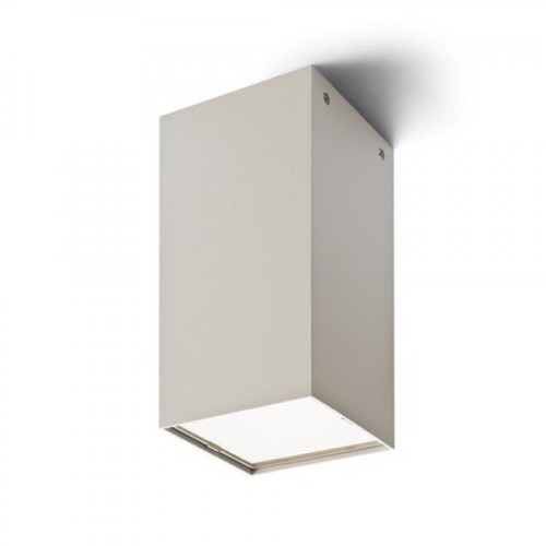 Downlight - RED R10213 Stropní svítidlo MEA stropní čtvercová česaný hliník 230V E27 18 - RED - DESIGN RENDL - foto 1