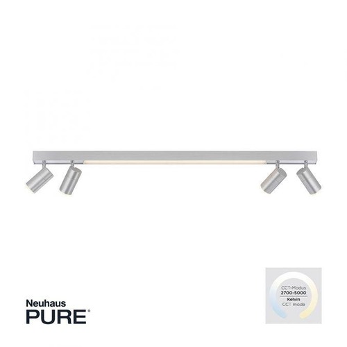 Bodová - PN 6121-95 PURE LINES LED bodové svítidlo stmívatelné otočné CCT 2700-5000K hliník - PAUL NEUHAUS - foto 1
