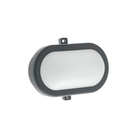 Nástěnná - FAN LED-EXTRA-ANT Venkovní nástěnné a stropní svítidlo LED EXTRA antracit, polykarbonát/PP, 10 W, 1100 lm, 4000 K, IP54, 11,5 x 16,9 x 7,6 cm - FANEUROPE