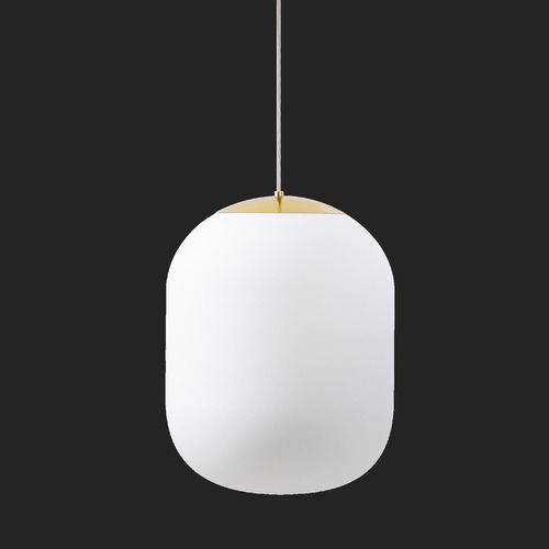 Koule - OS TAN62395 TANIA S2 HP závěsné skleněné svítidlo mosaz leštěná / bílá IP40 3000 K 58W LED DALI (původní kód OS 62395) - OSMONT - foto 1