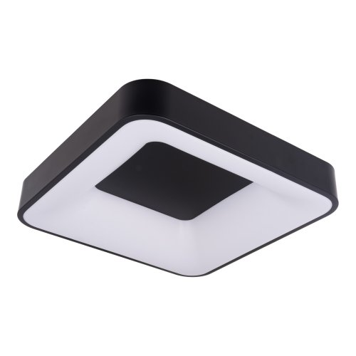 Hranatá - LED svítidlo ZULU 60W CCT hranaté černé stropní - foto 1